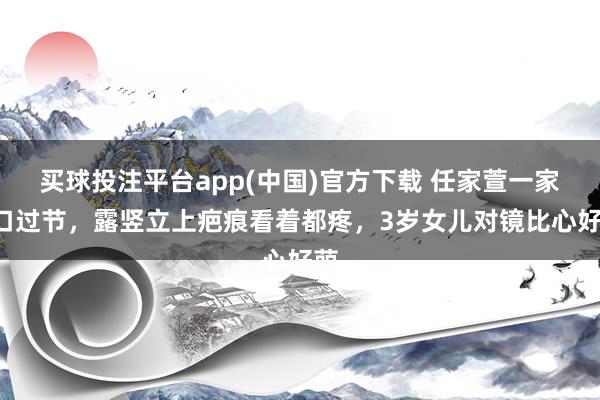 买球投注平台app(中国)官方下载 任家萱一家6口过节,露竖立上疤痕看着都疼,3岁女儿对镜比心好萌