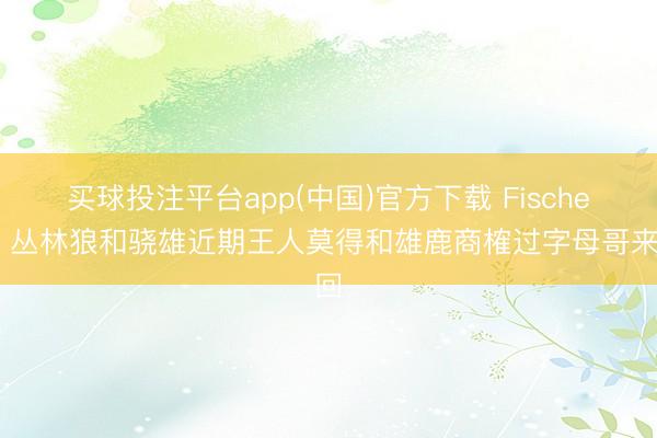 买球投注平台app(中国)官方下载 Fischer:丛林狼和骁雄近期王人莫得和雄鹿商榷过字母哥来回